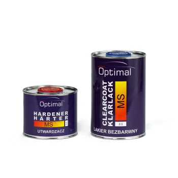 OPTIMAL 1L ლაქი MS + OPTIMAL normal 0.5L გამამყარებელი