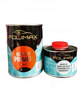 POLIMAX 1L აკრილის გრუნტი 4+1 ნაცრისფერი ECO PA100