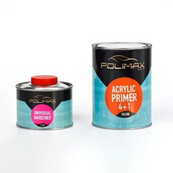 POLIMAX 1L აკრილის გრუნტი 4+1 თეთრი  ECO PA100