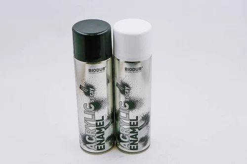 9010 აკრილის თეთრი ემალი 500 ml სპრეი BIODUR